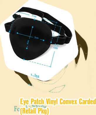 Black eye patch medical