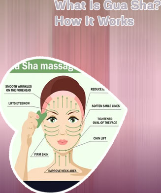 Gua sha technique for neck