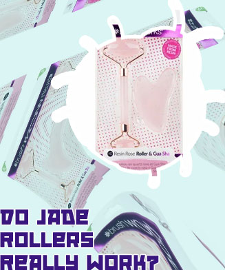 Jade roller & gua sha kit