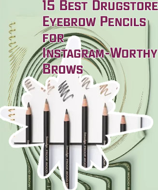 Non smudge eyebrow pencil